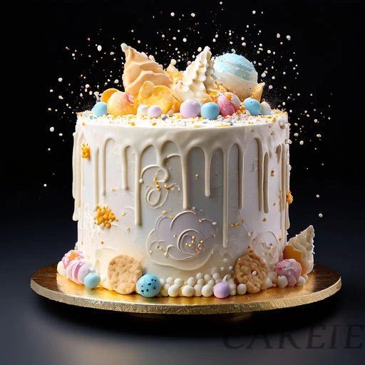 Vanilla Designer Cream Cake